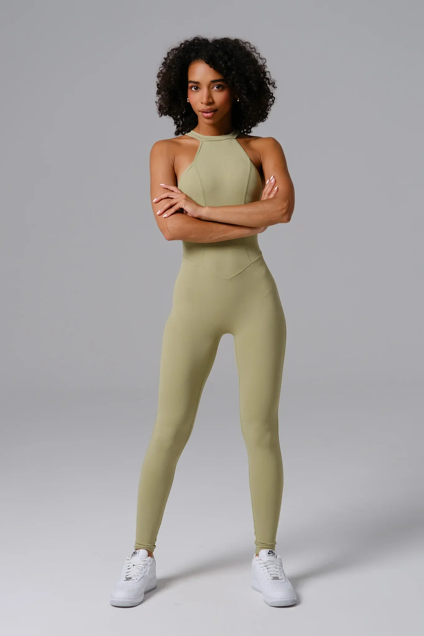 Aiden Jumpsuit - Pistachio (FINAL SALE) - Image 3