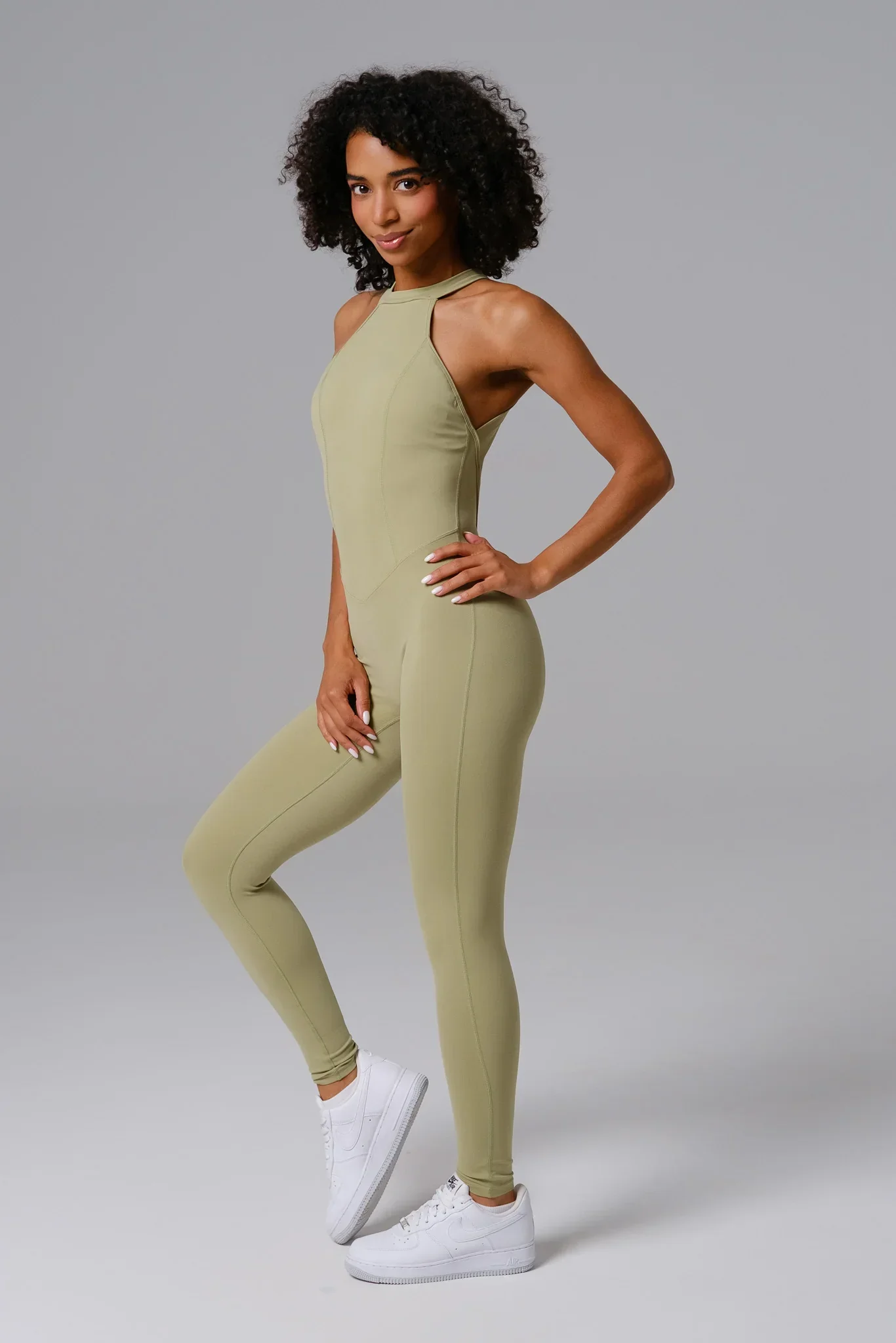 Aiden Jumpsuit - Pistachio (FINAL SALE) - Image 4