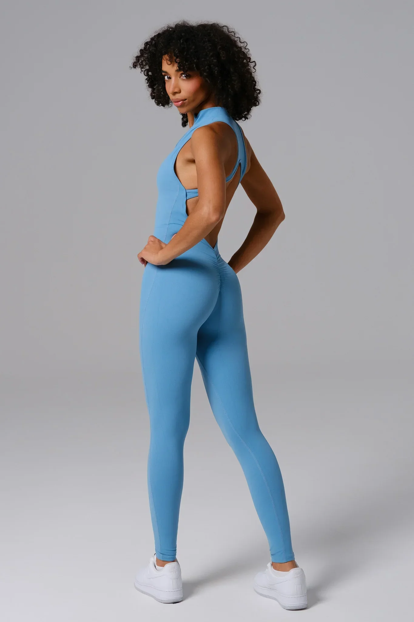 Anita Jumpsuit - Haze Blue (FINAL SALE) - Image 4