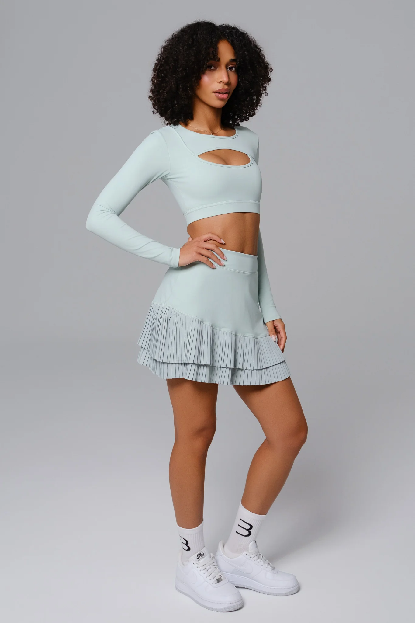 Ashley Mini Skirt - Mint (FINAL SALE) - Image 5