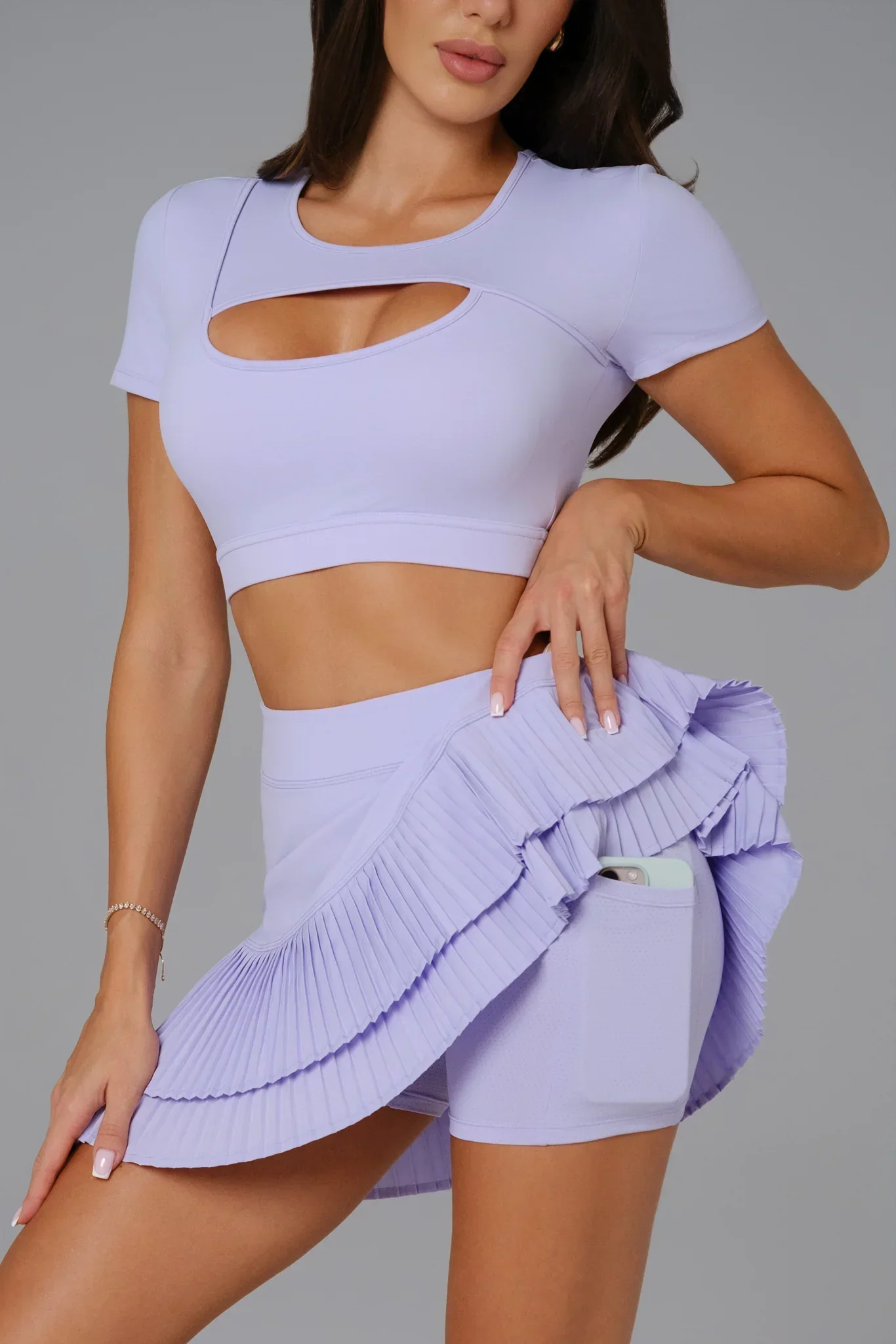 Ashley Mini Skirt - Wisteria (FINAL SALE) - Image 7