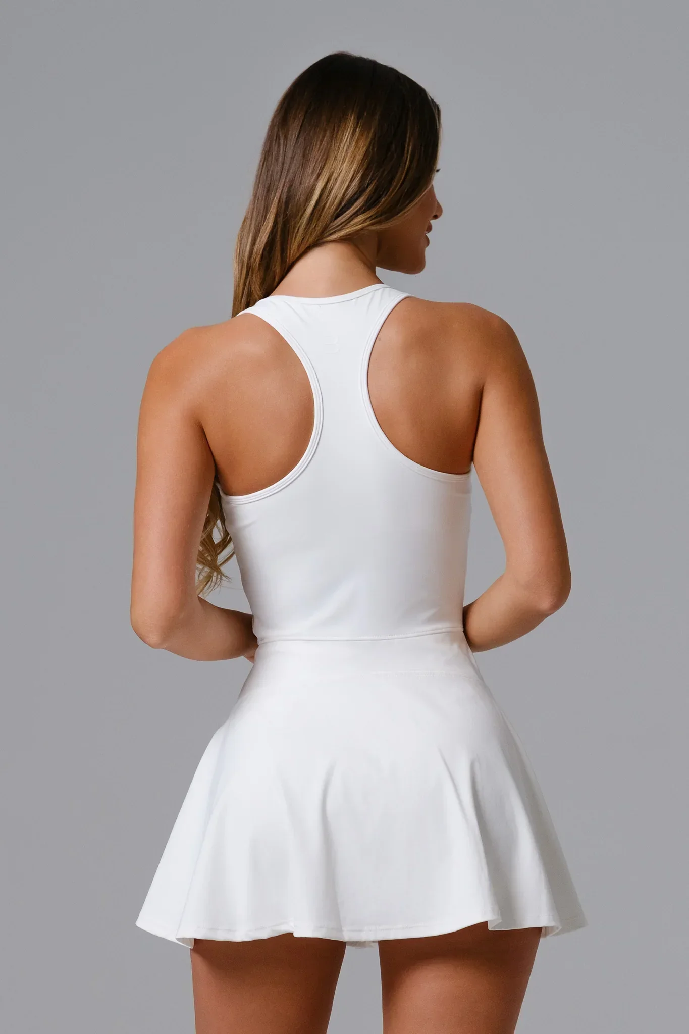 Audrey Mini Dress - White - Image 2