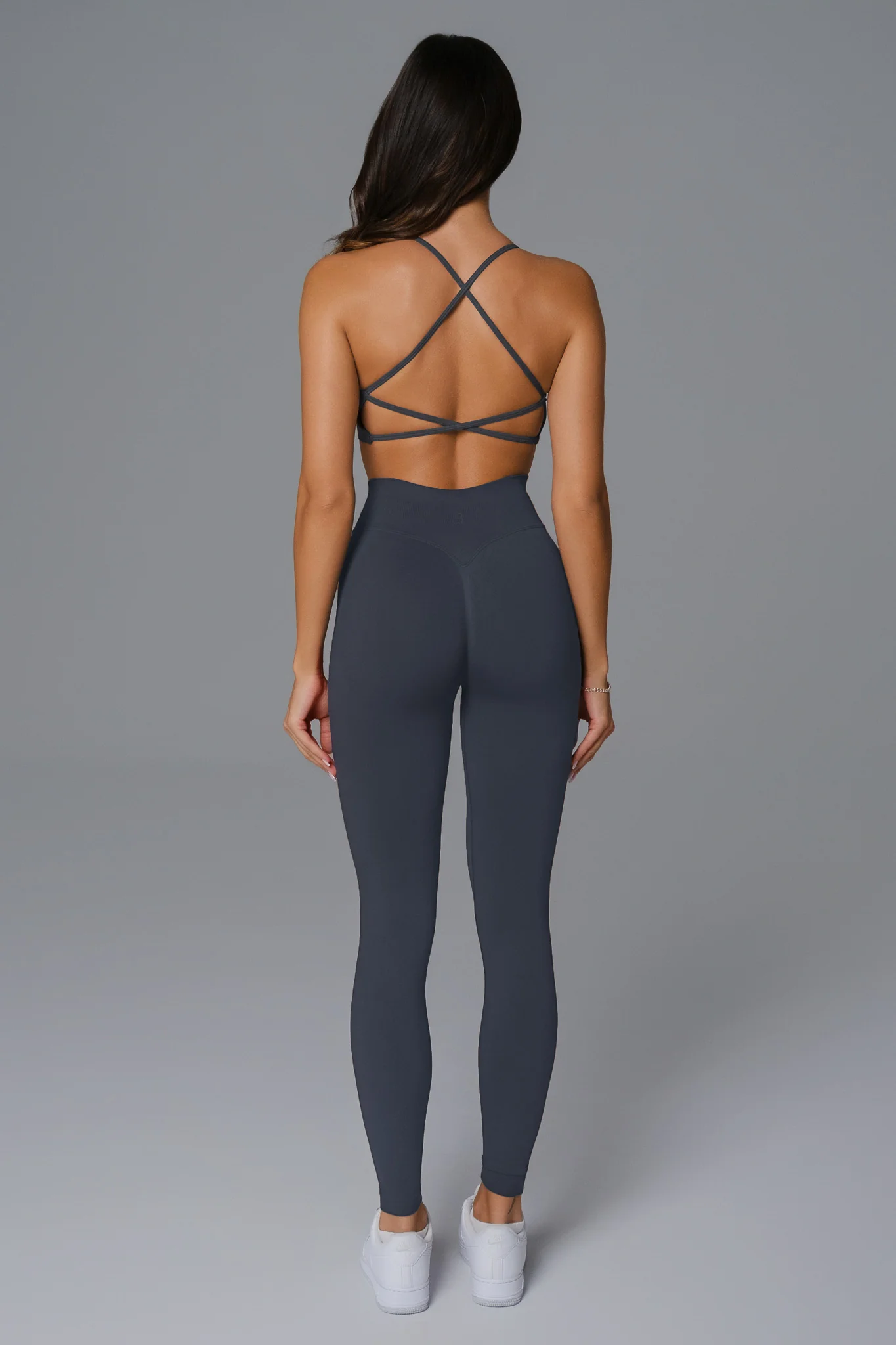 Briana Leggings - Charcoal Navy - Image 4