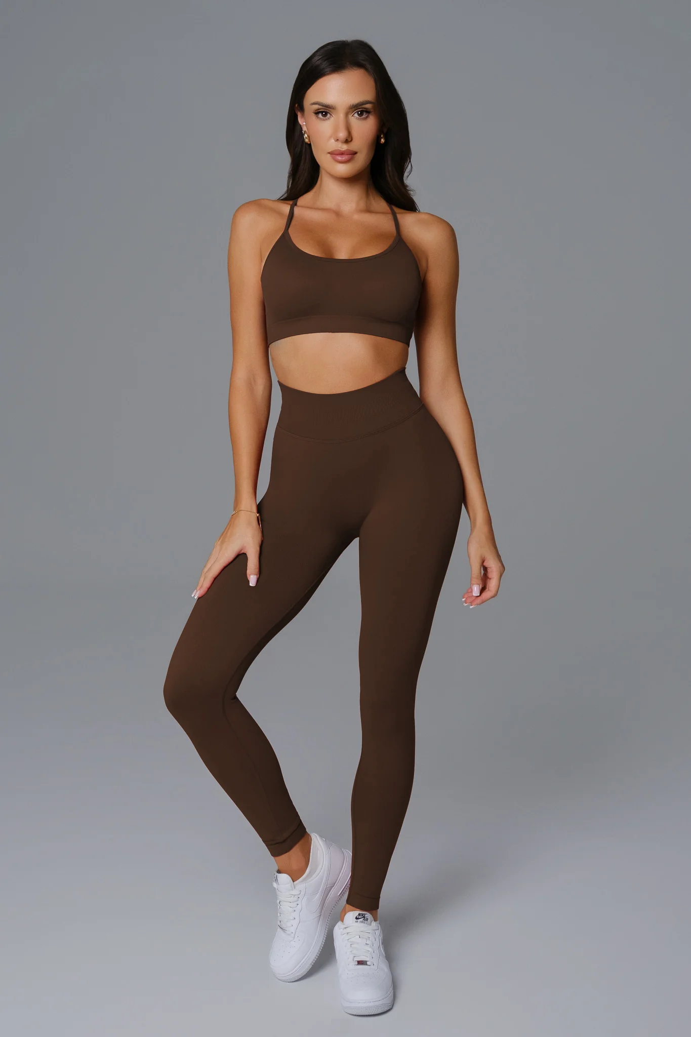 Briana Leggings - Dark Brown - Image 5