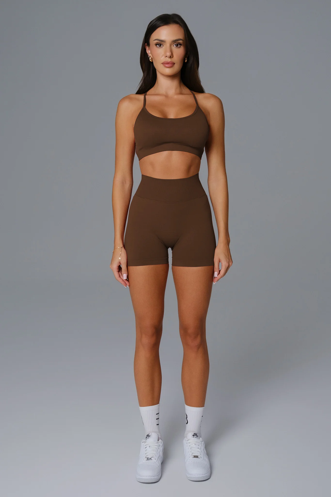 Briana Shorts - Dark Brown - Image 6