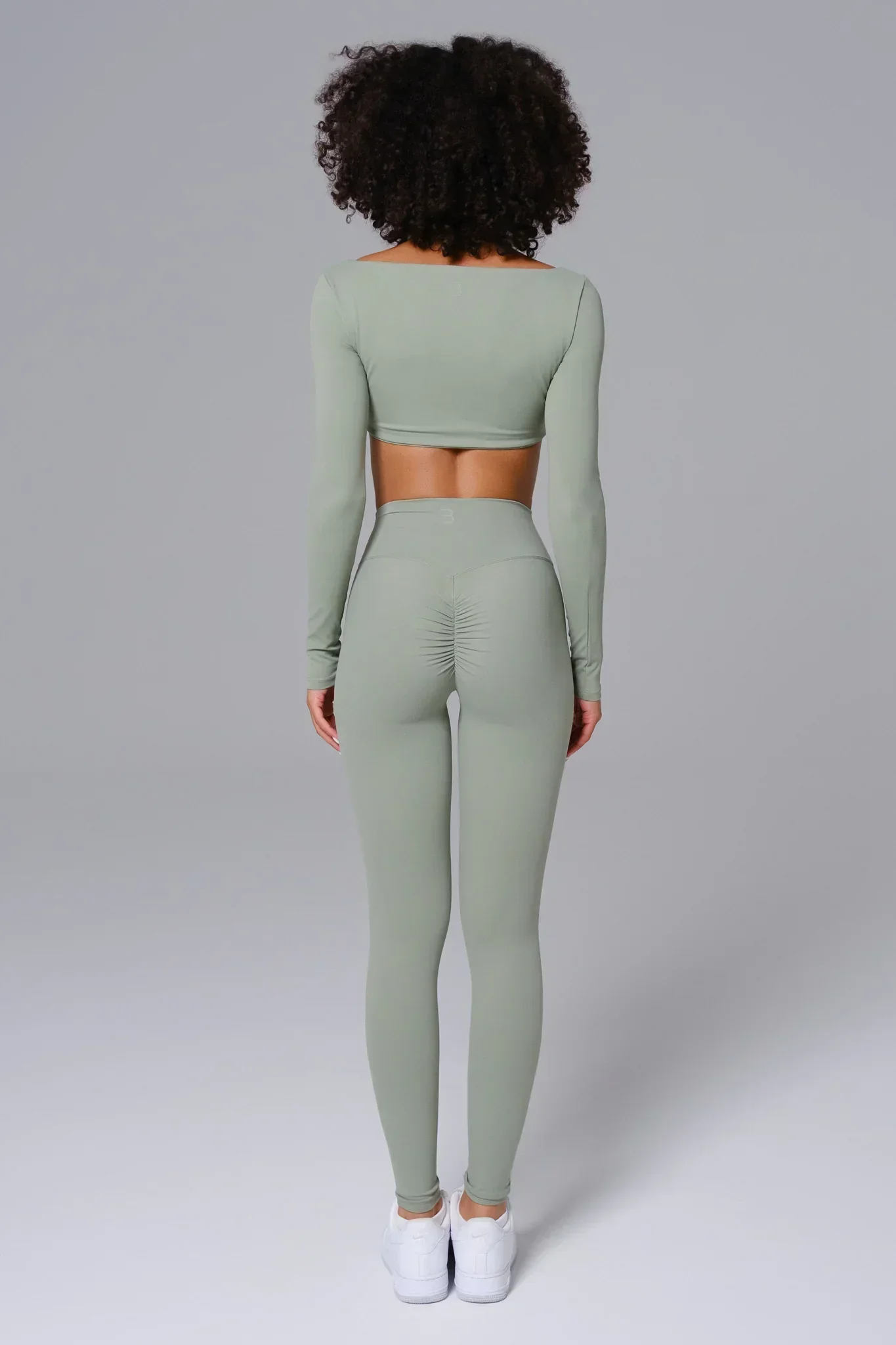 Camila Crop Top - Sage - Image 4