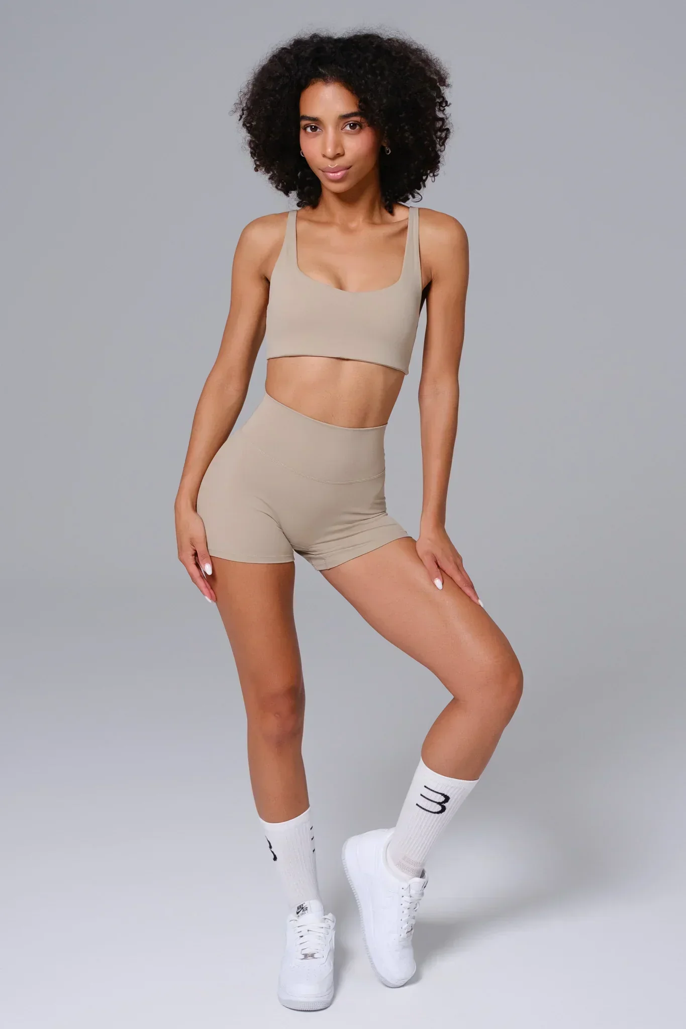 Camila Shorts - Almond Tan - Image 3