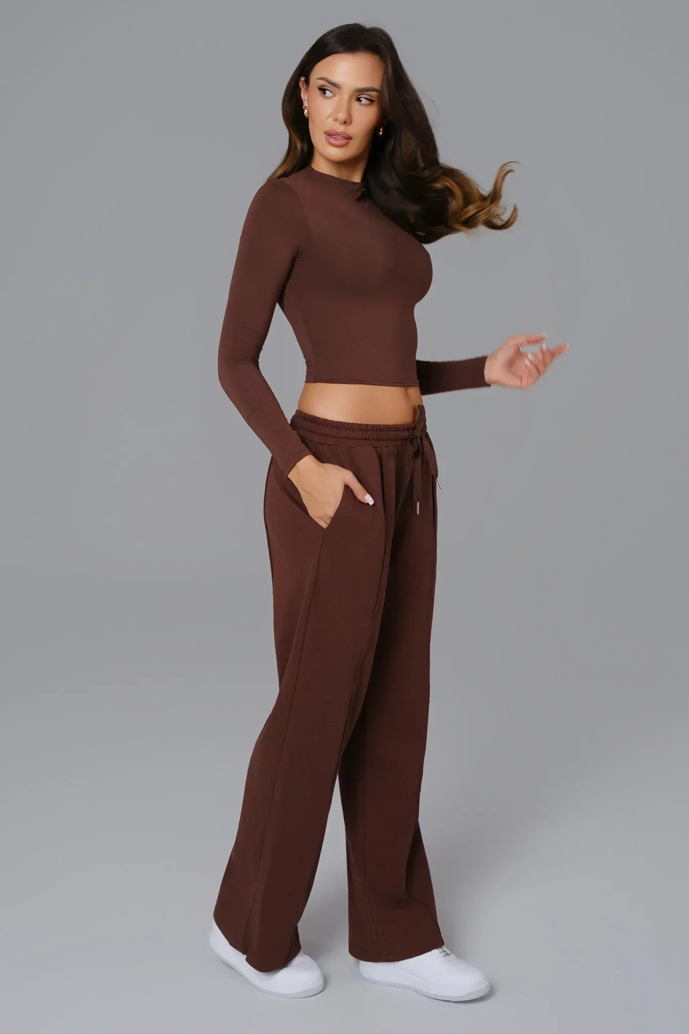 Ellie Sweatpants - Brown - Image 5