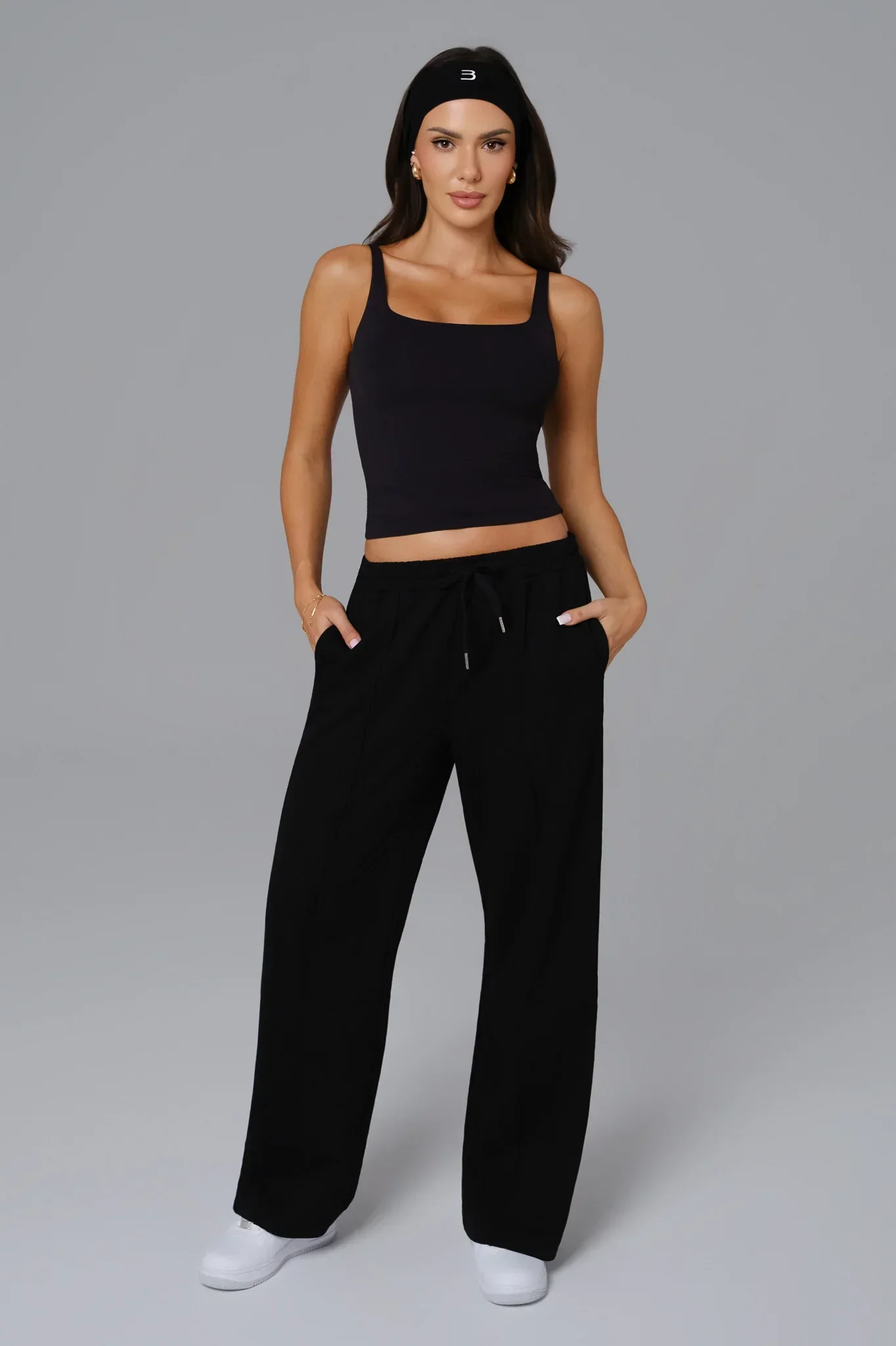 Ellie Sleeveless Set - Black