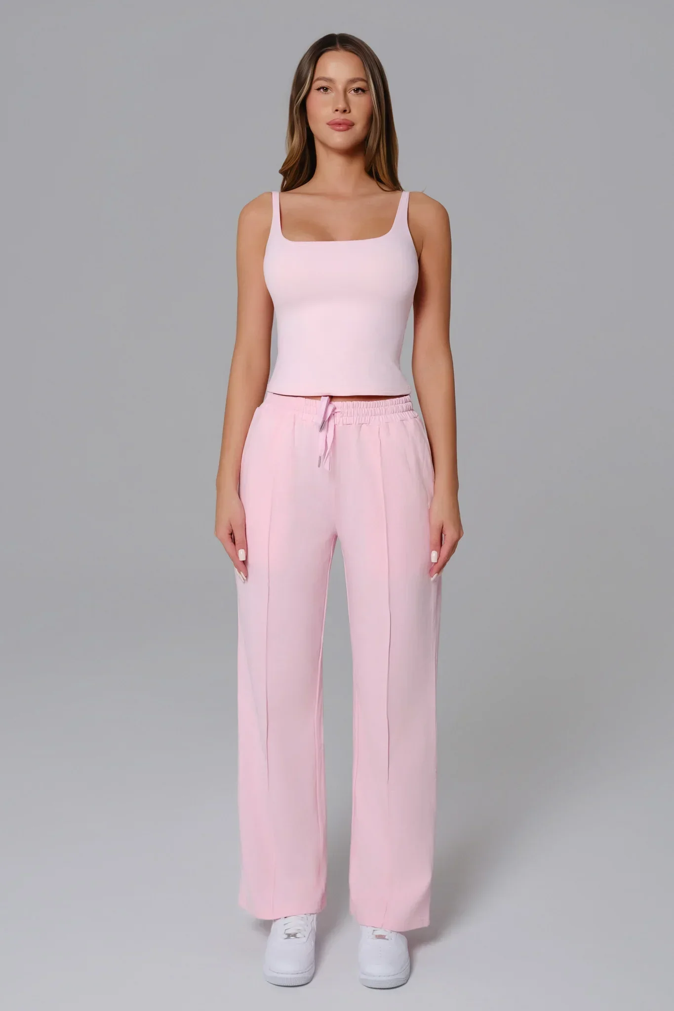 Ellie Sleeveless Top - Misty Rose - Image 3