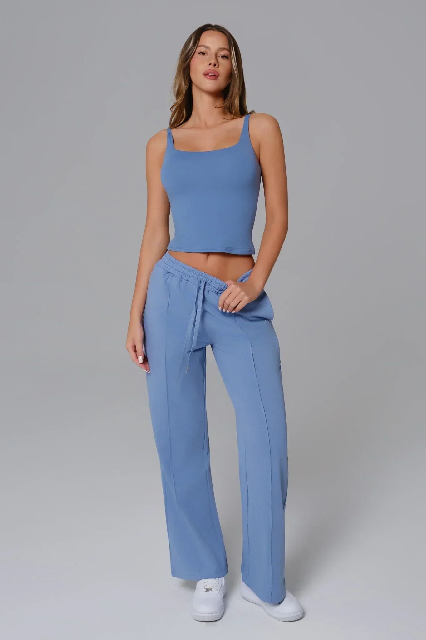 Ellie Sleeveless Set - Parisian Blue