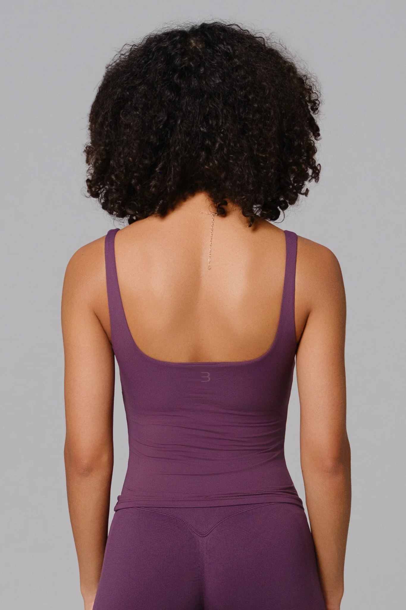 Ellie Sleeveless Top - Purple - Image 2