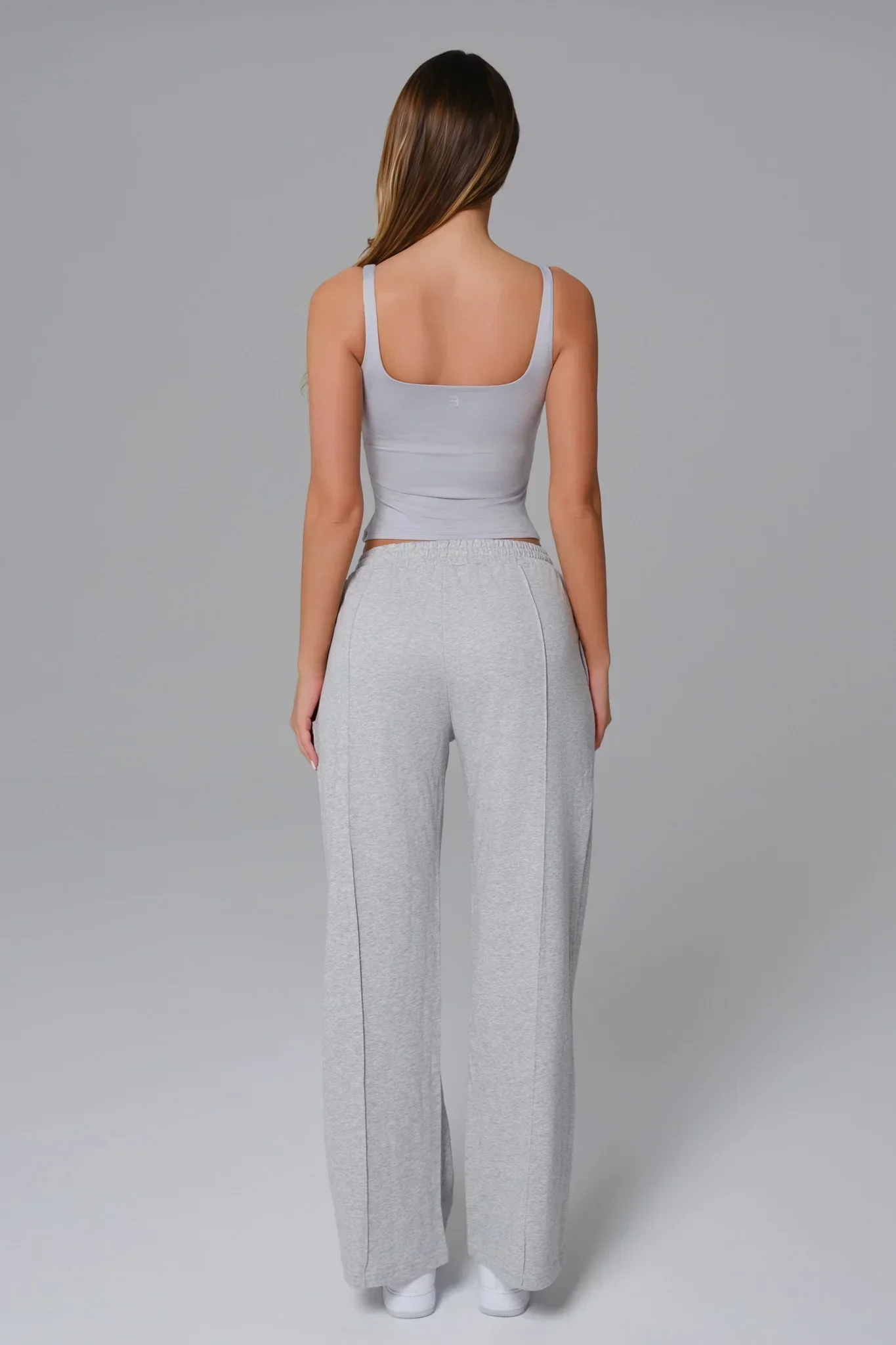 Ellie Sleeveless Top - Pebble Gray - Image 5