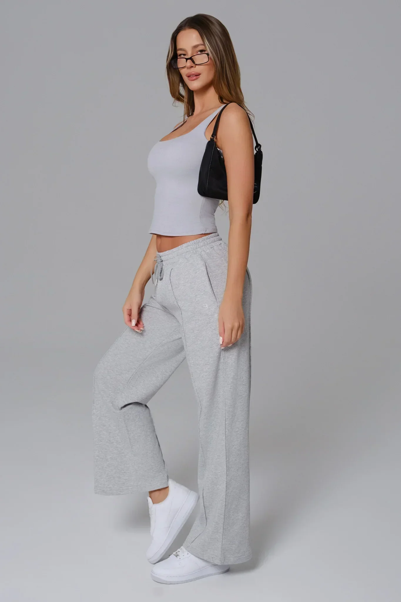 Ellie Sleeveless Top - Pebble Gray - Image 7