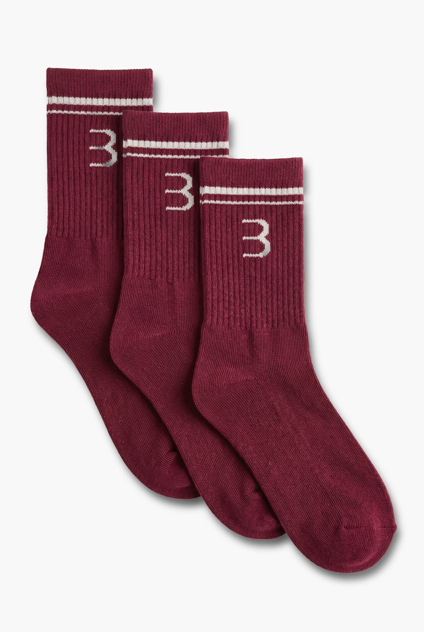 Essential Socks 3-Pack - Merlot