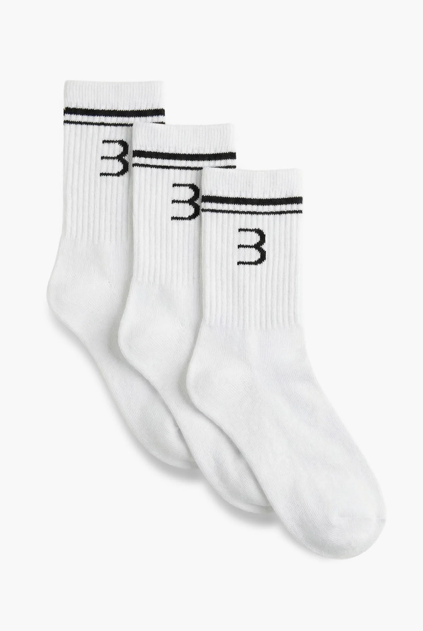 Essential Socks 3-Pack - White