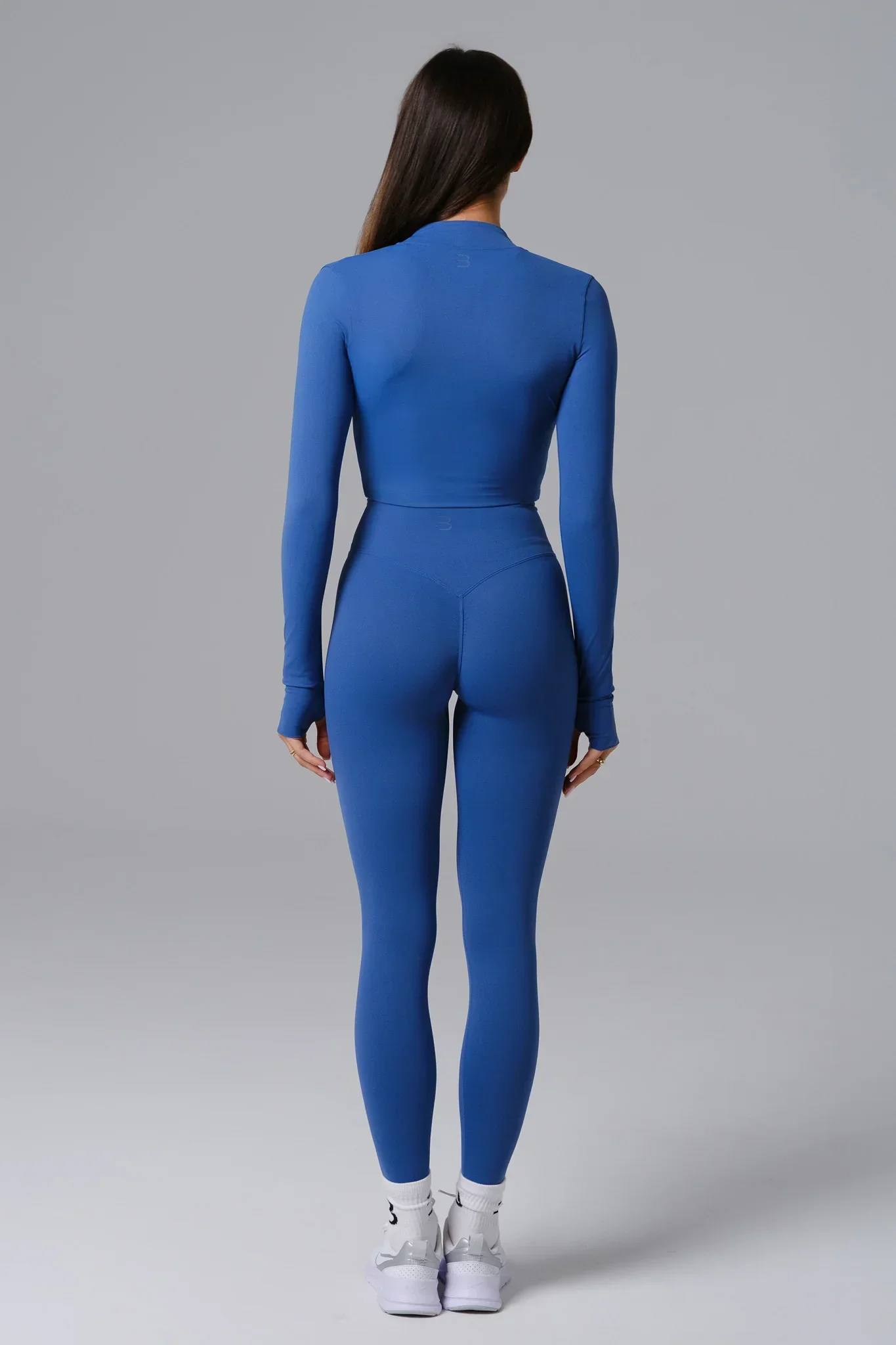 Flex Crop Jacket - Indigo Blue - Image 4