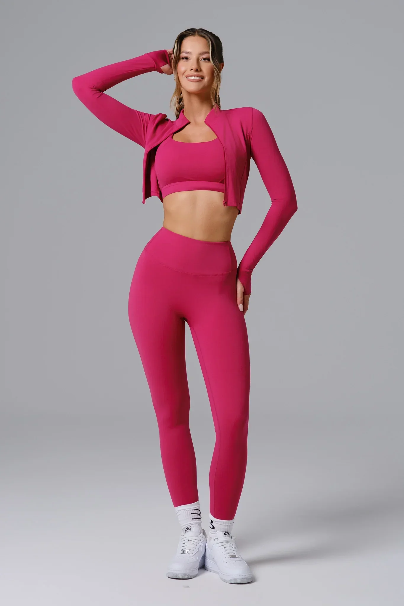 Flex Leggings - Cranberry - Image 5