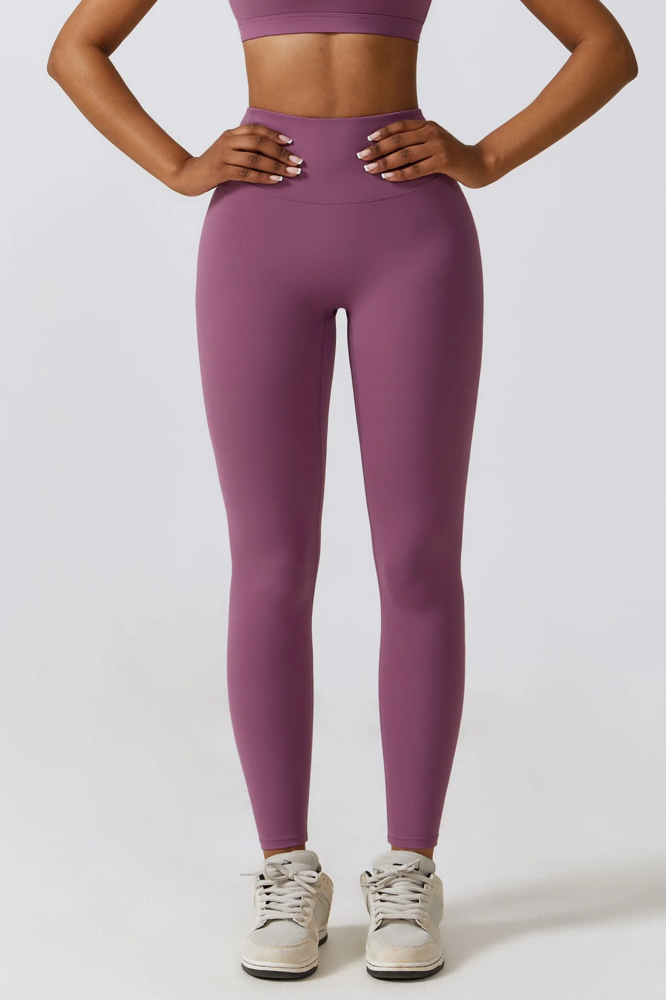 Flex Leggings - Plum (FINAL SALE) - Image 2