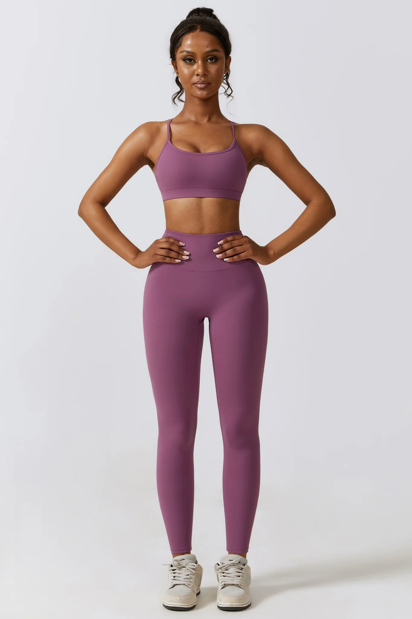 Flex Leggings - Plum (FINAL SALE) - Image 6