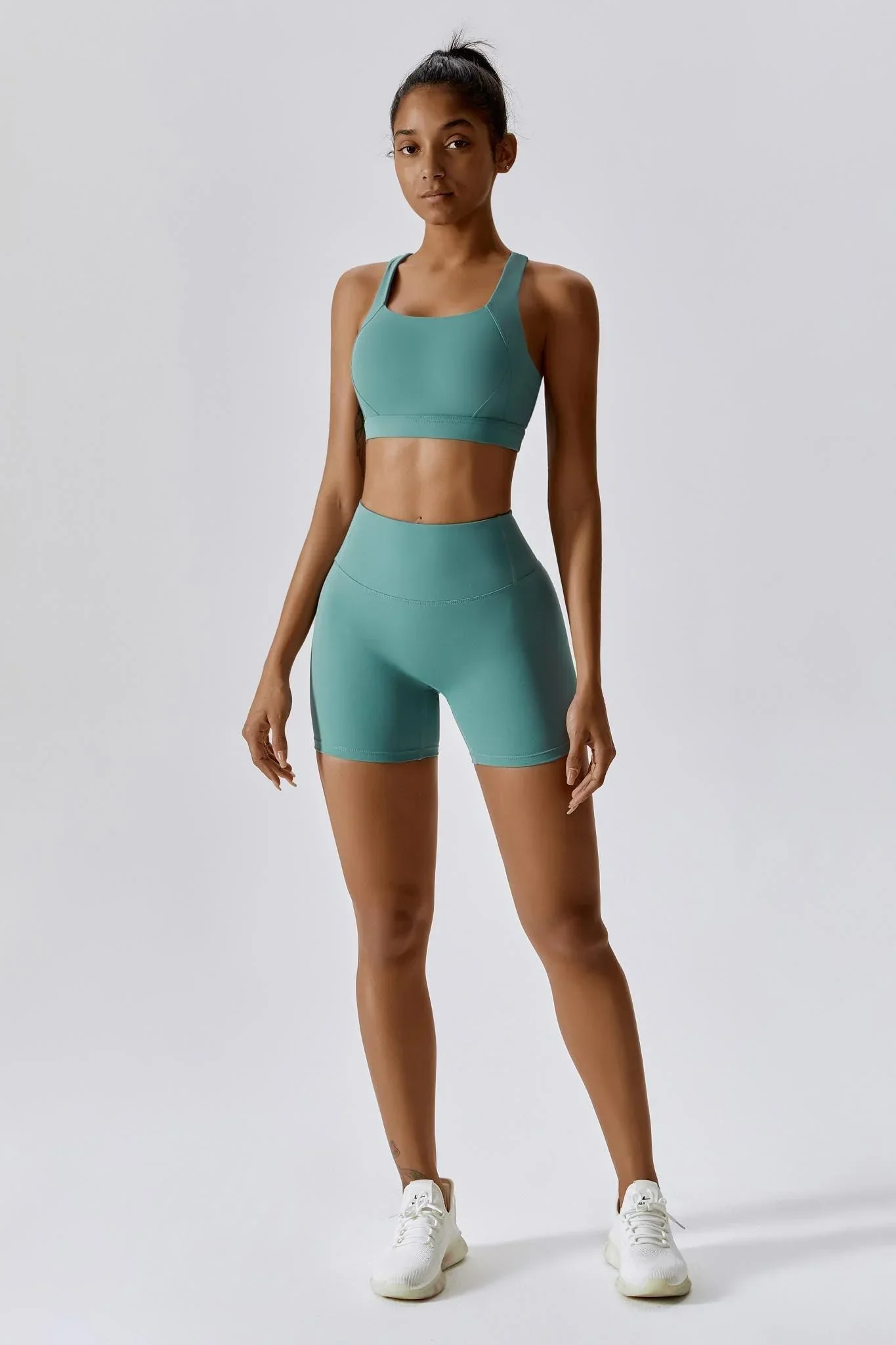 Flex Shorts - Teal (FINAL SALE) - Image 2