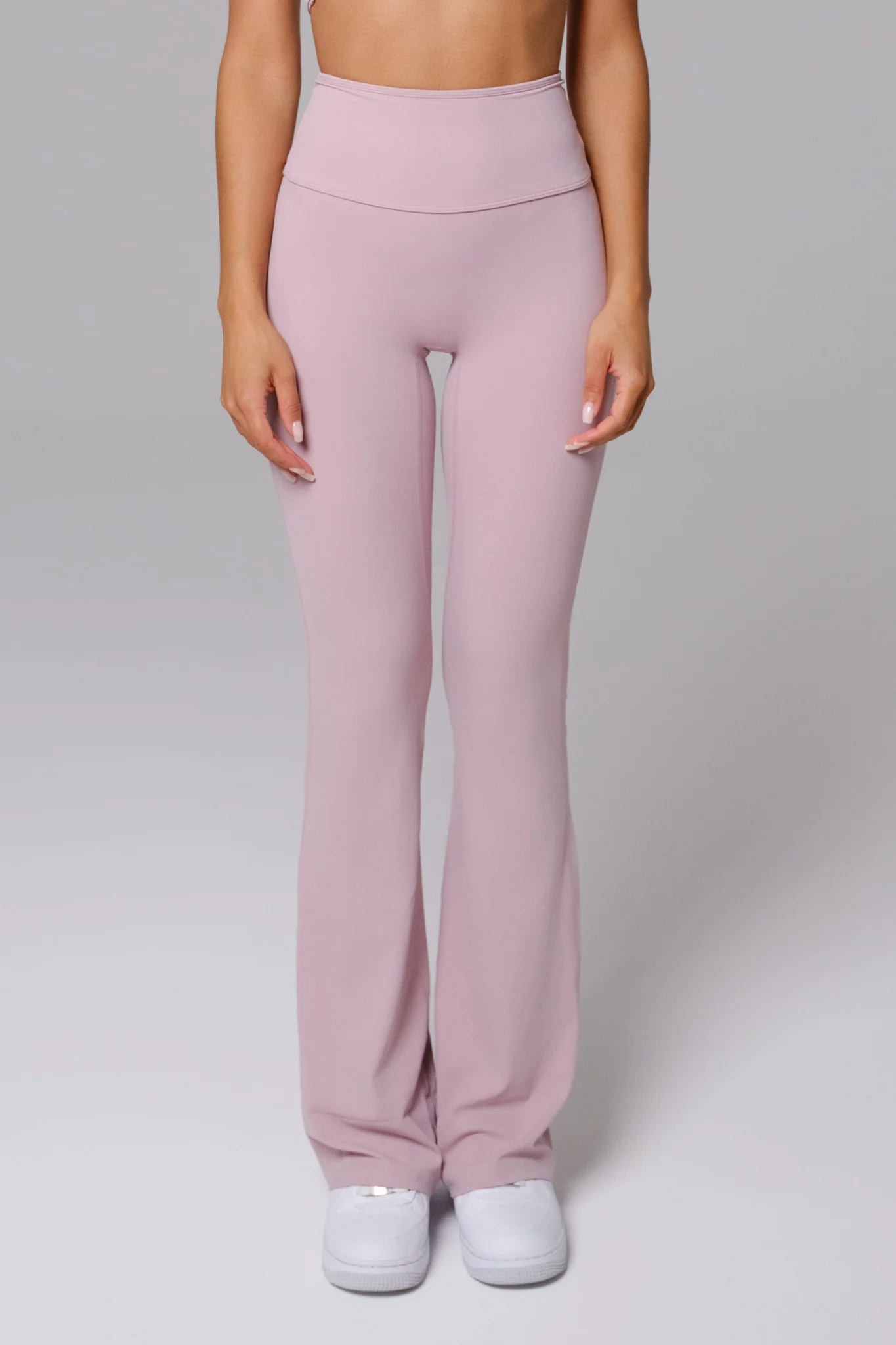 Haven Flare Leggings - Rose Quartz - Image 2
