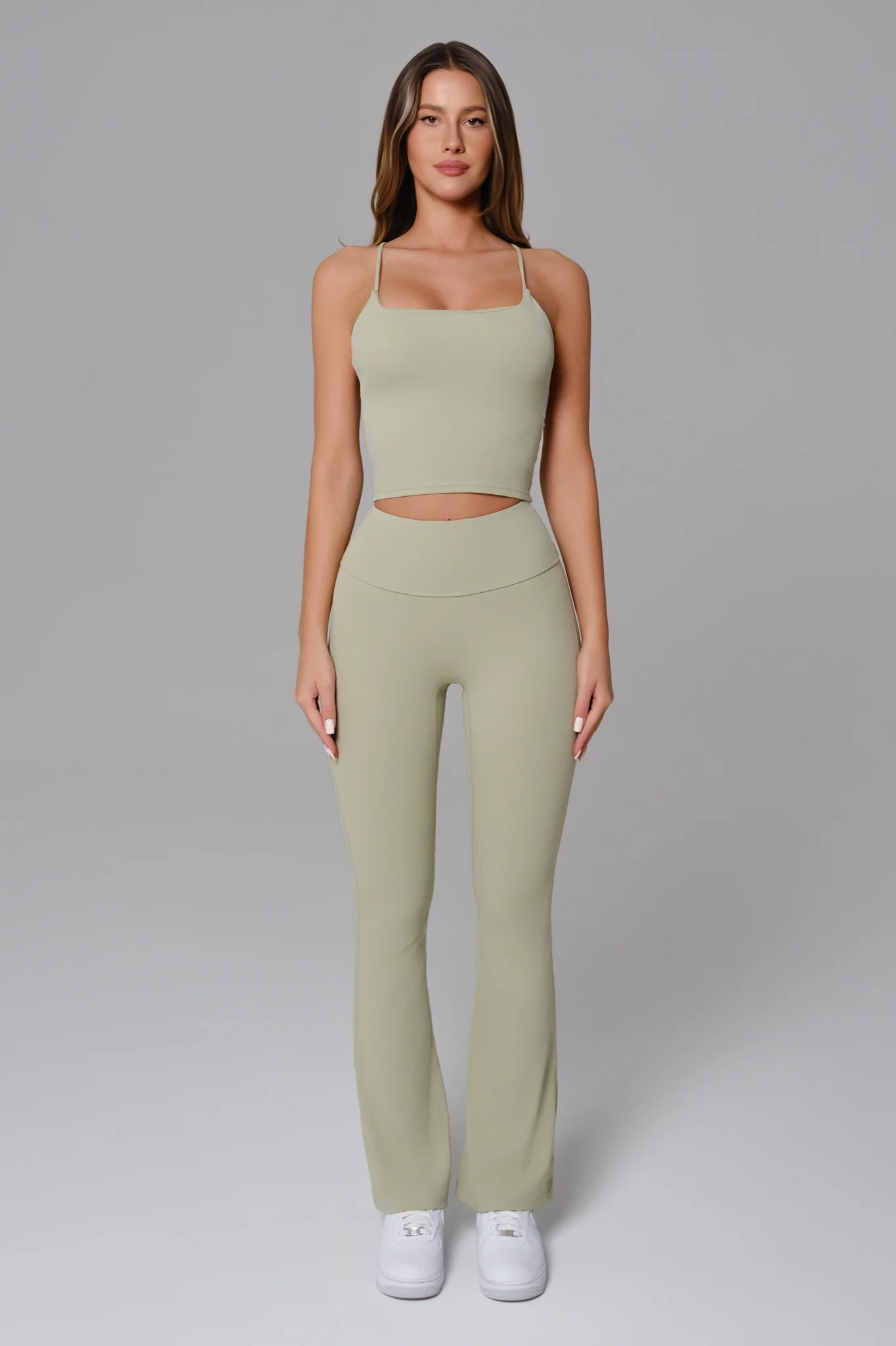 Haven Sleeveless Set - Pistachio