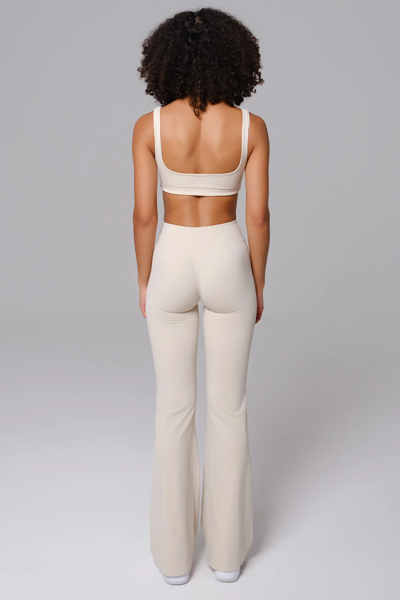 Maeve Flare Leggings - Ivory - Image 4