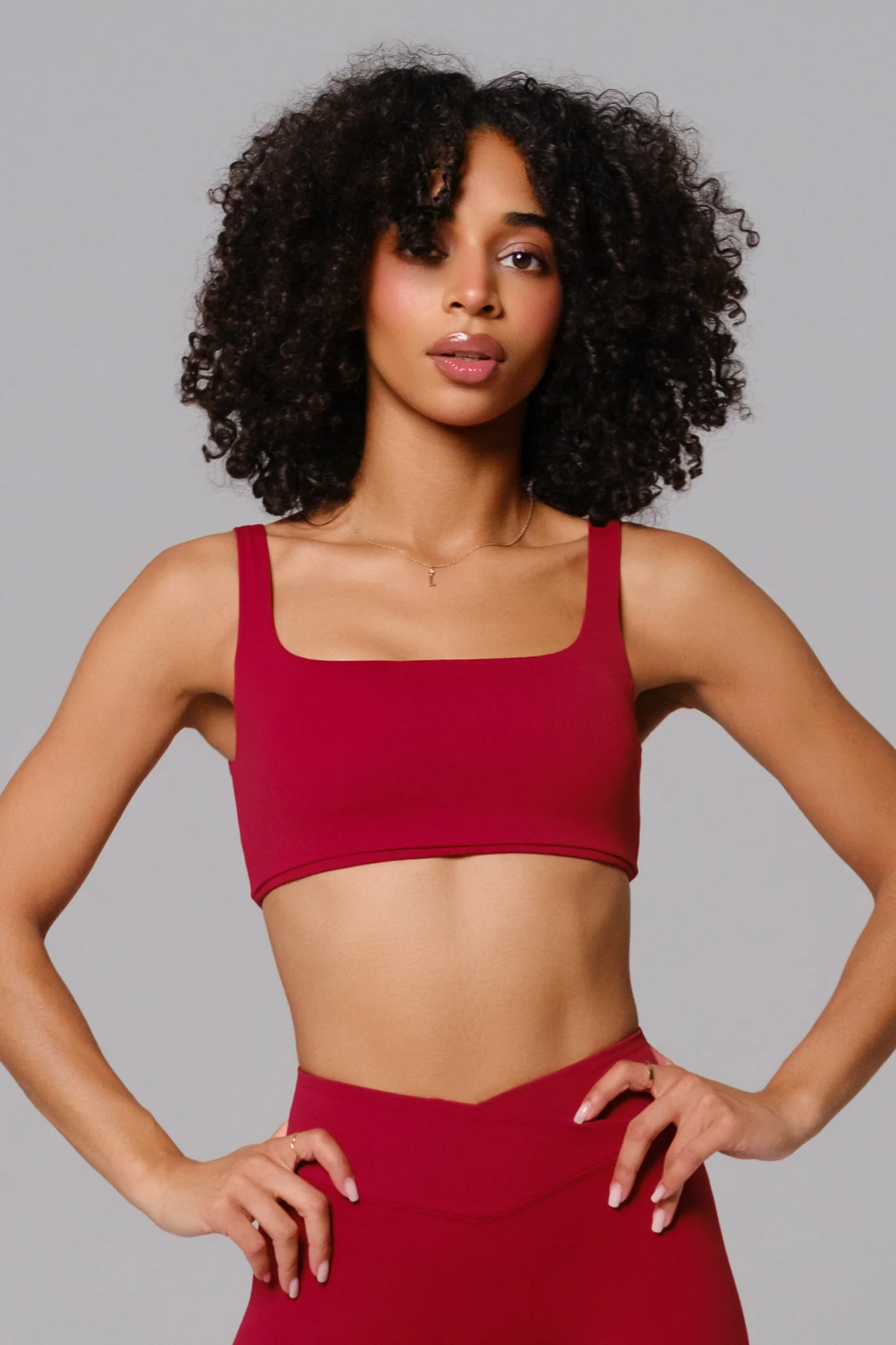 Maeve Sports Bra - Maroon