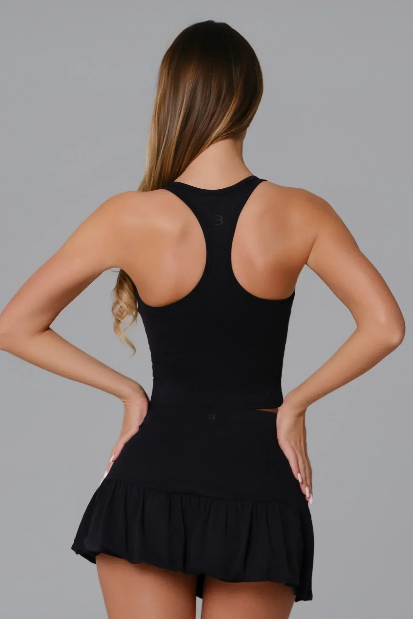 Maxine Mini Skirt - Black (FINAL SALE) - Image 2