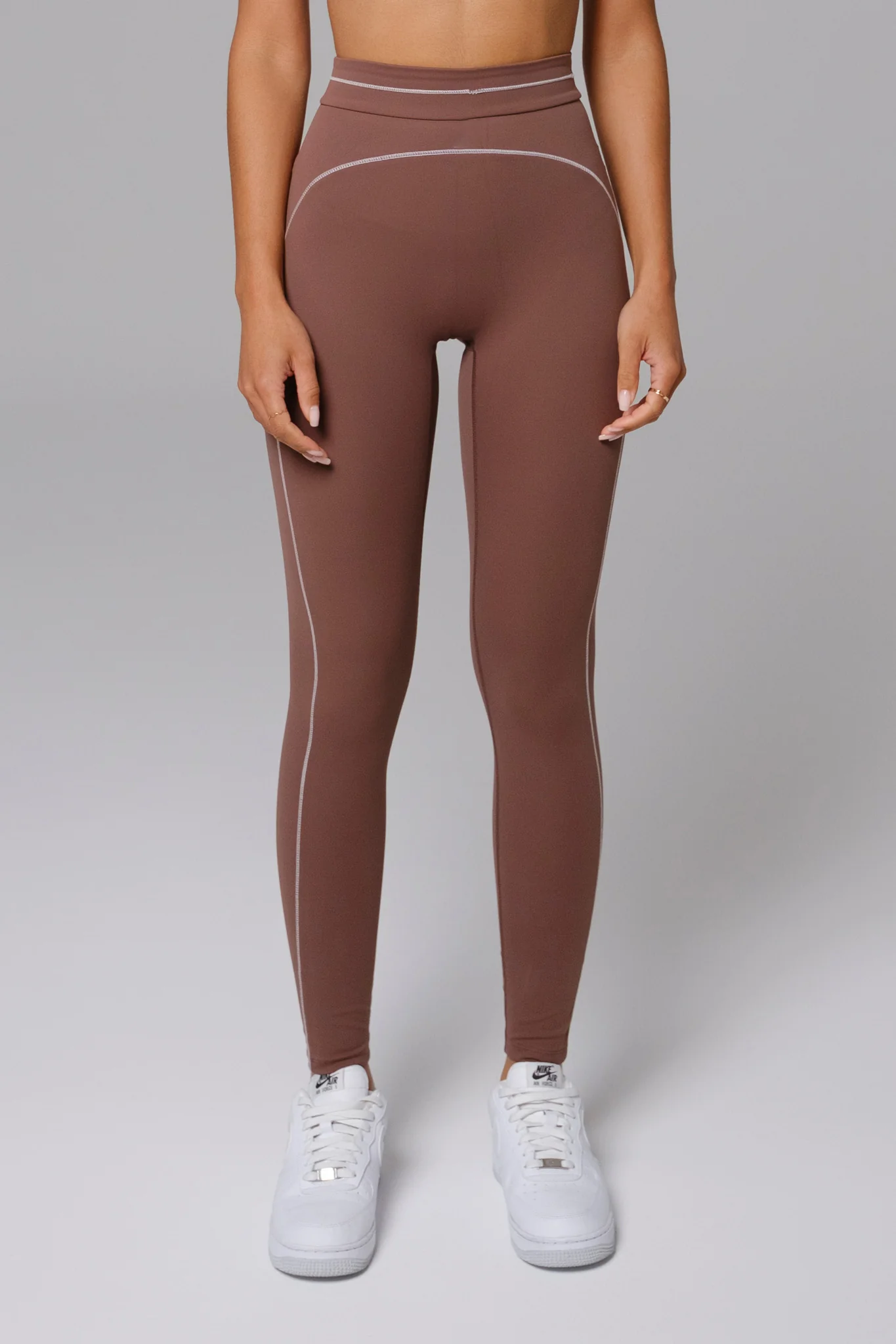 Nadine Leggings - Soft Chestnut - Image 2