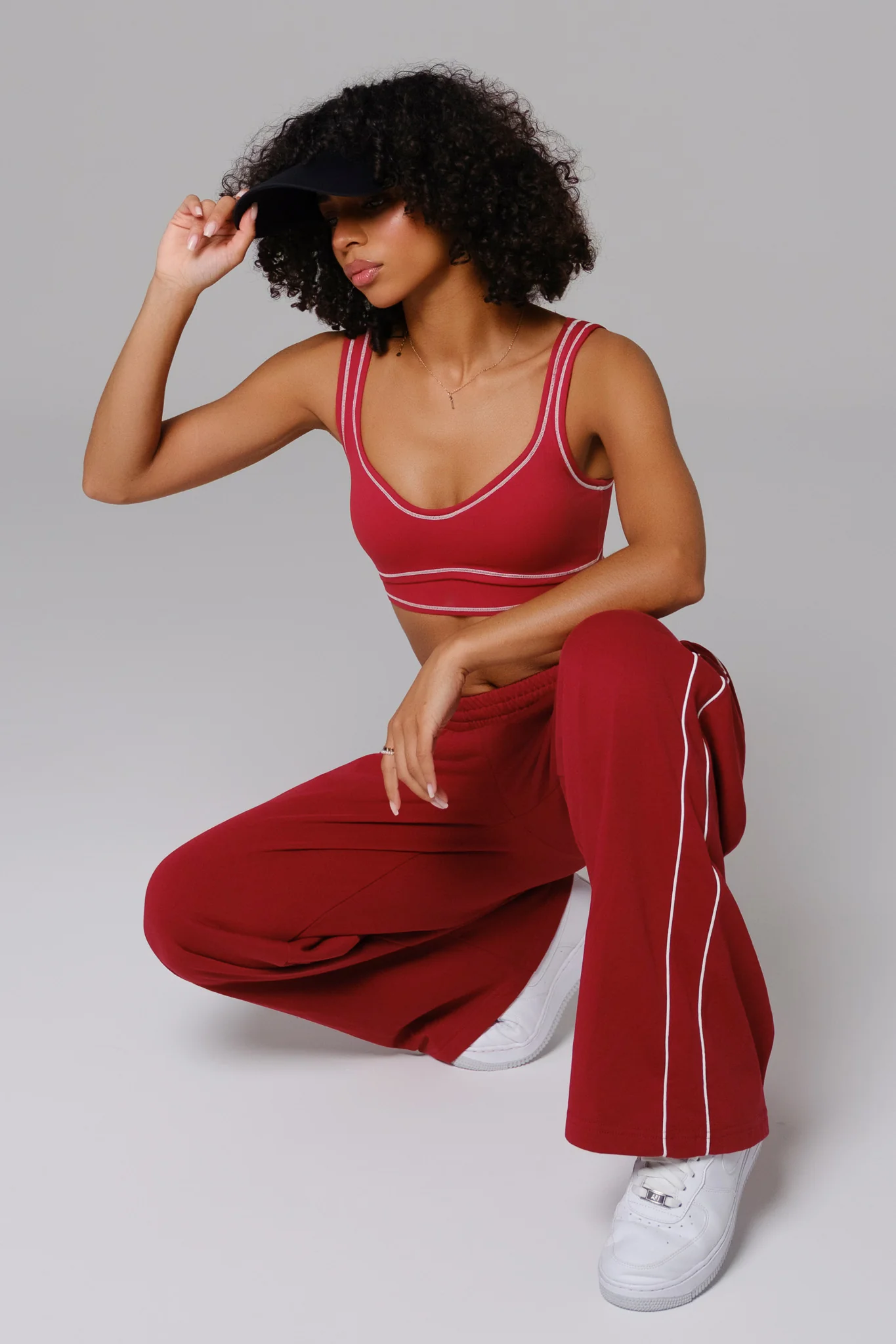 Nadine Sweatpants - Cherry Red - Image 3