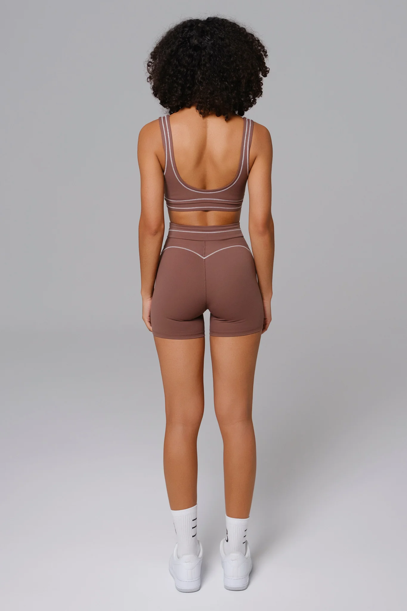 Nadine Shorts Set - Soft Chestnut - Image 2