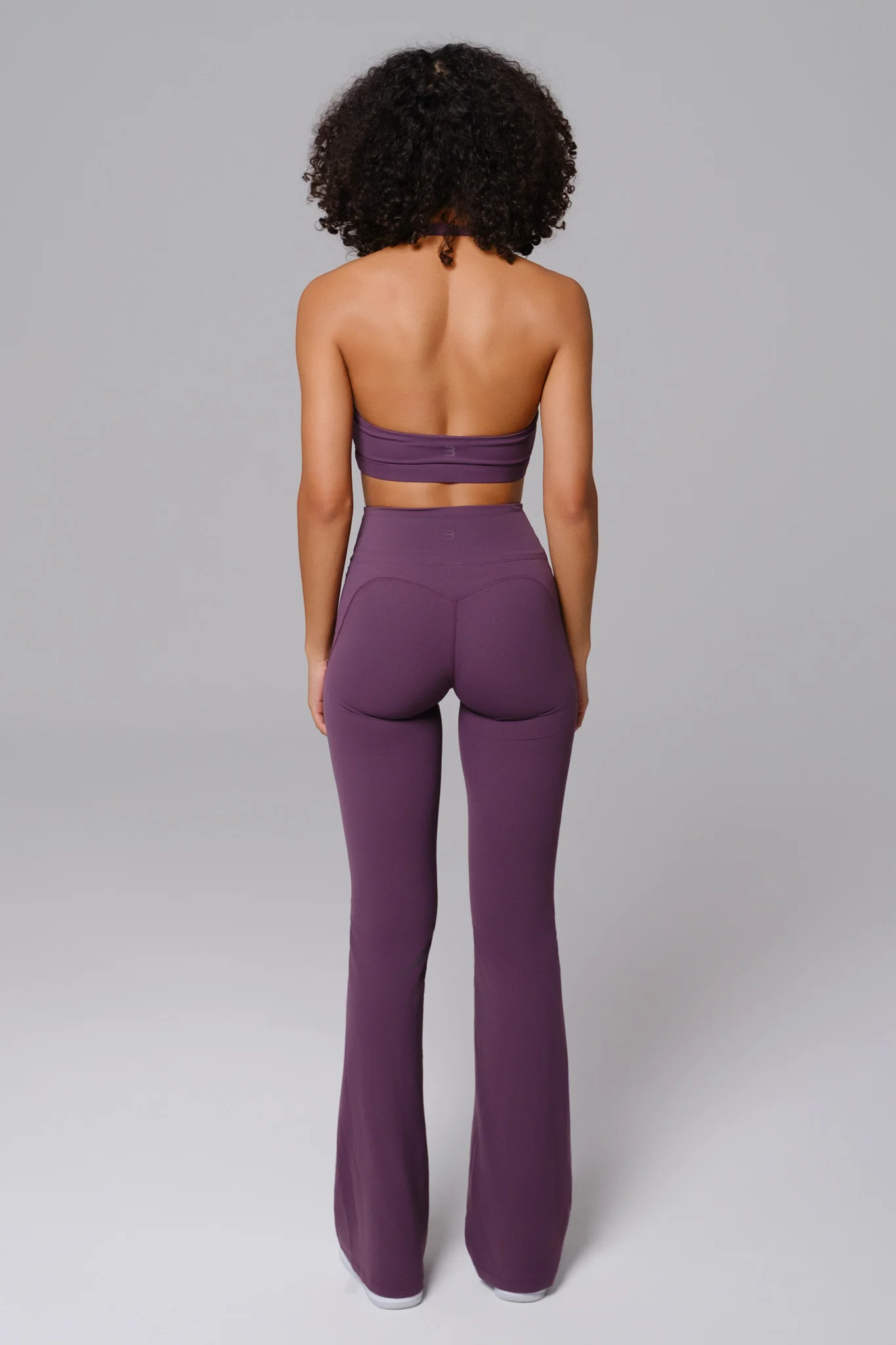 Nicole Halter Sports Bra - Aubergine - Image 4