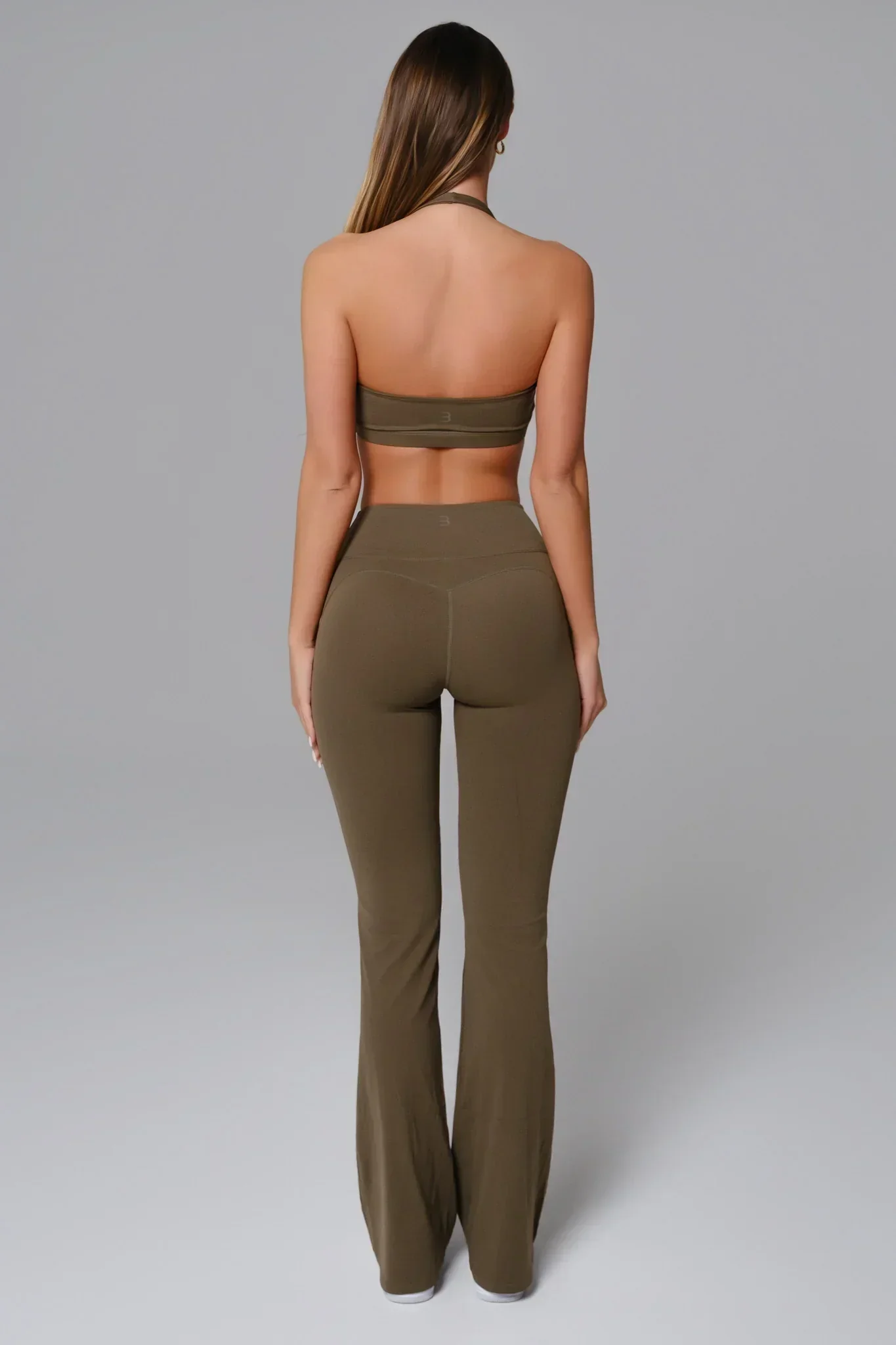 Nicole Halter Sports Bra - Sagewood - Image 4