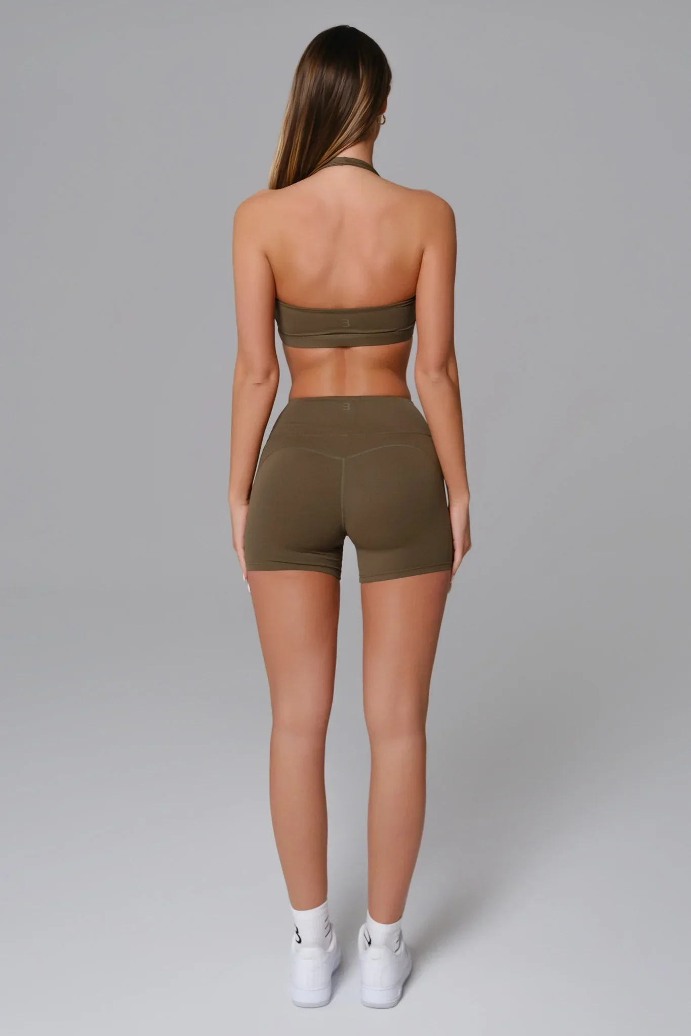 Nicole Halter Sports Bra - Sagewood - Image 6