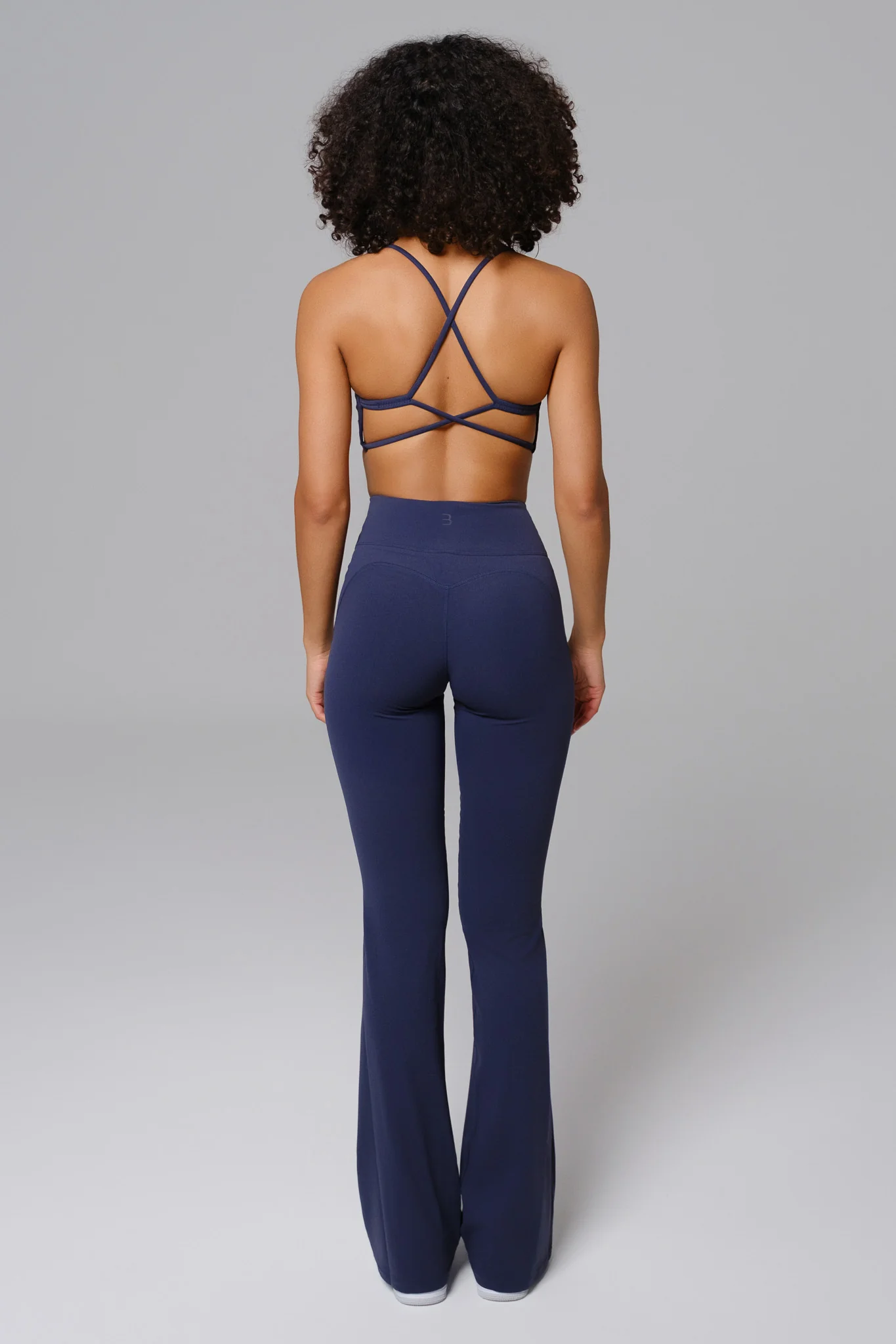 Nicole Strappy Sports Bra - Obsidian Blue - Image 4