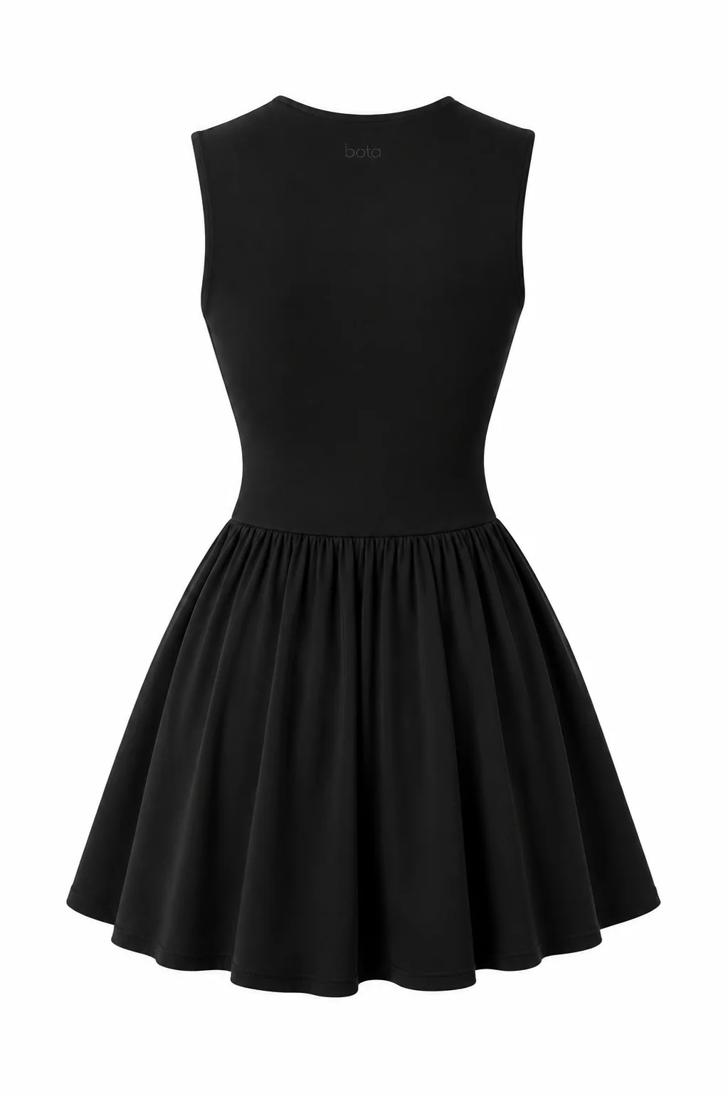 Organic Cotton Tennis Dress - Black - Image 5
