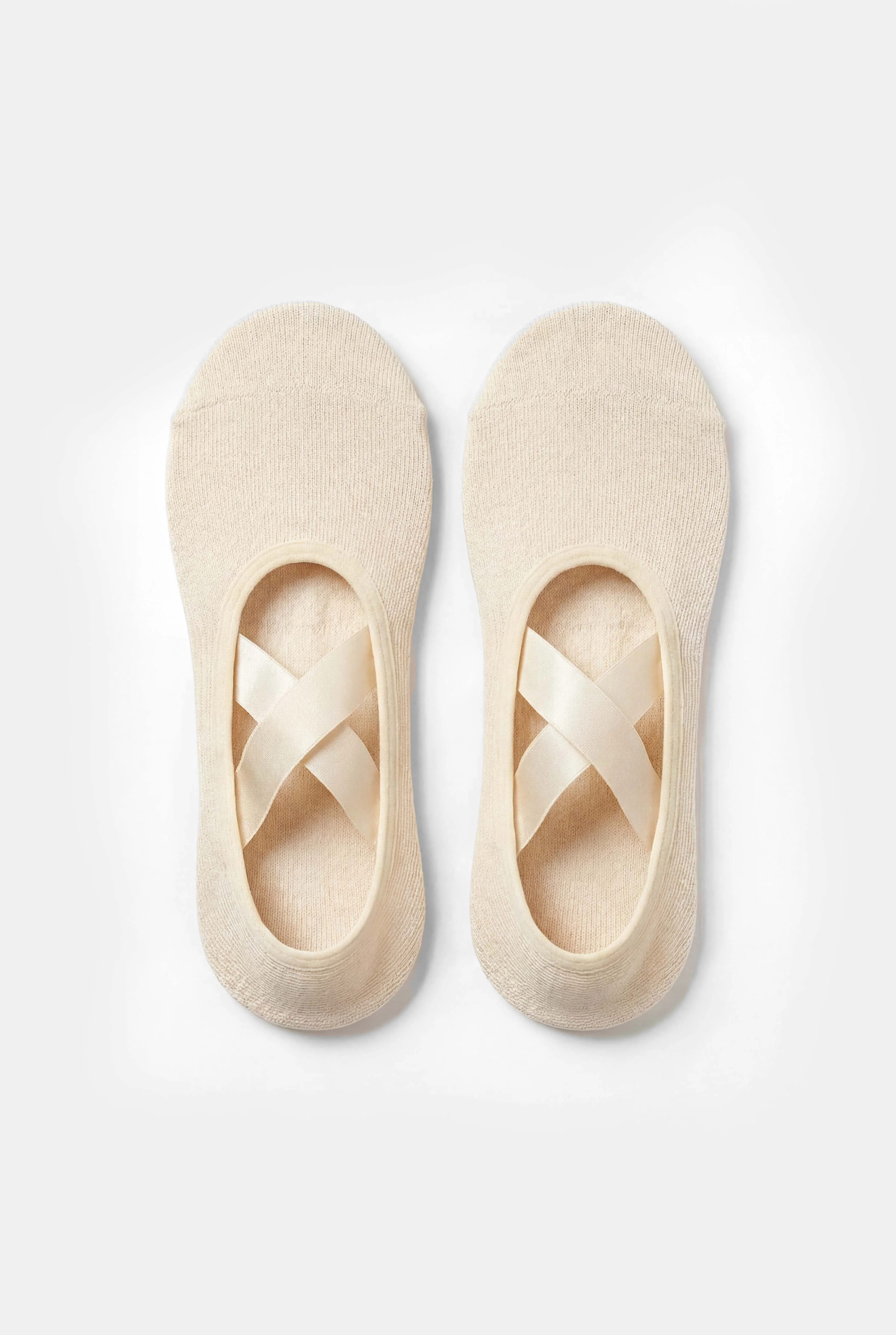 Pilates Grip Socks - Beige