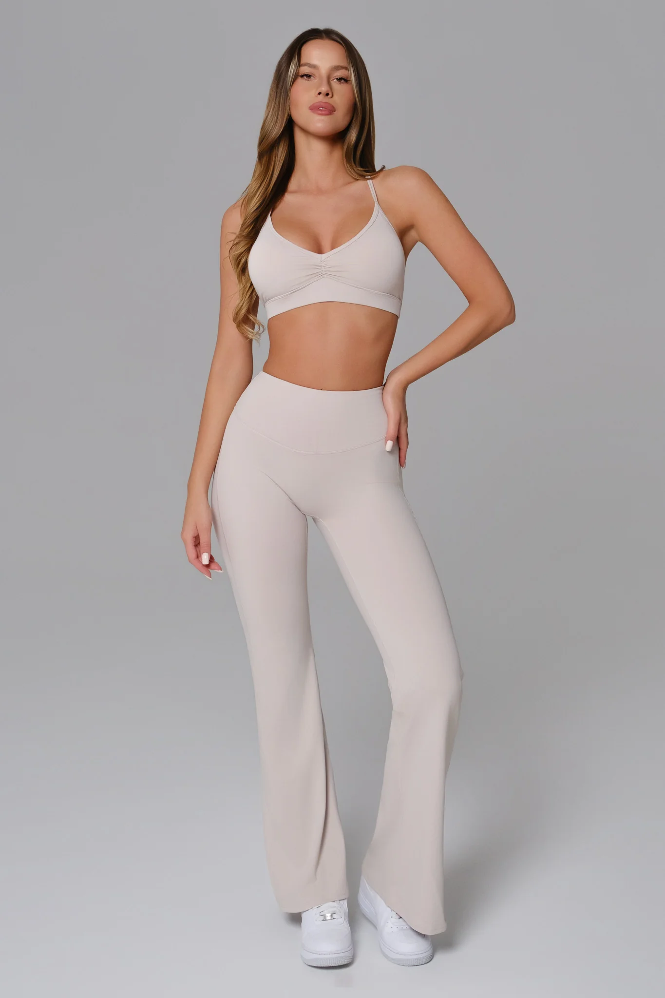 Samantha Sports Bra - Soft Cream - Image 3