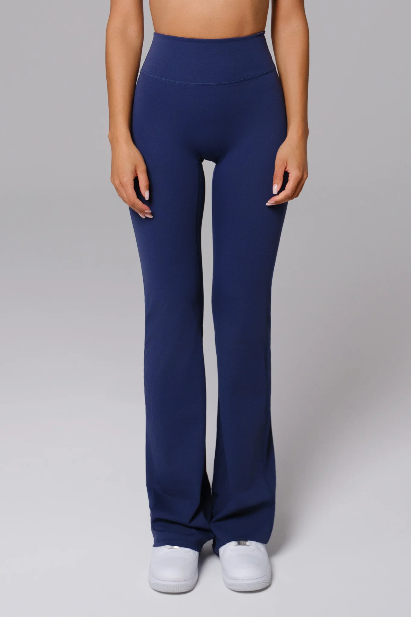 Stacey Flare Leggings - Navy - Image 2