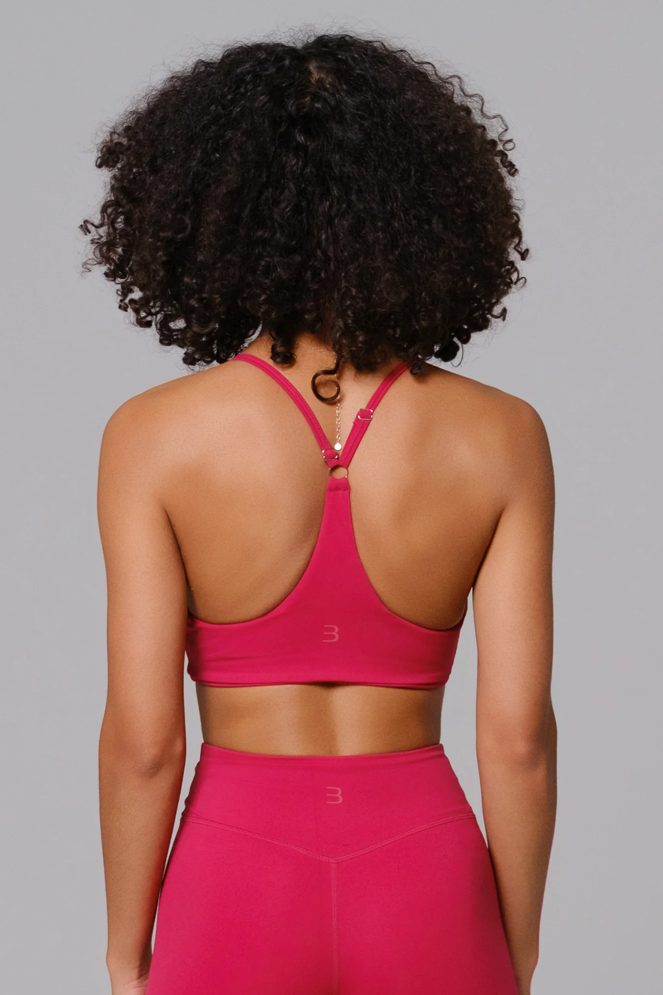 Stacey Sports Bra - Raspberry - Image 2