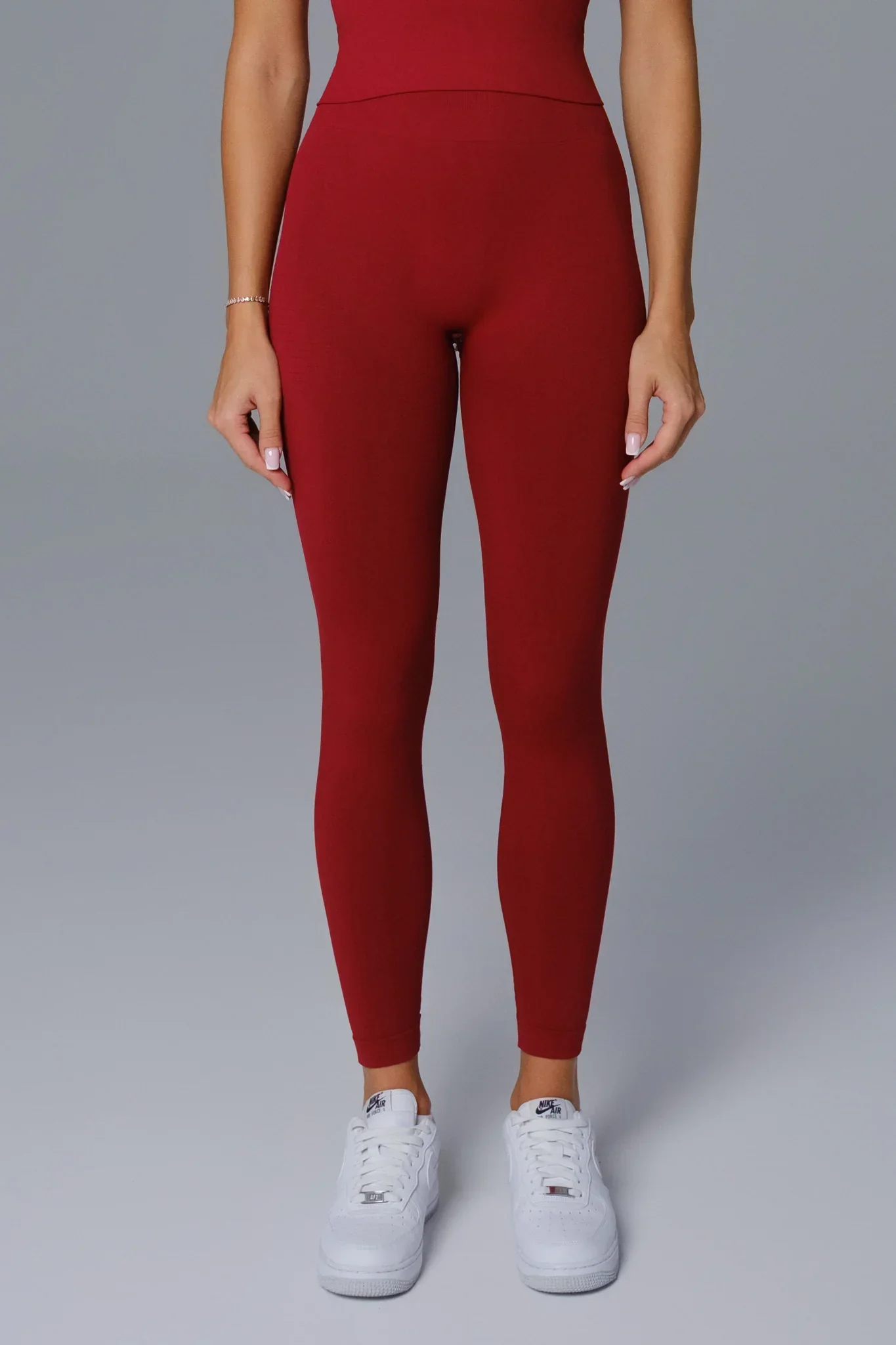 Stella Leggings - Maroon - Image 2