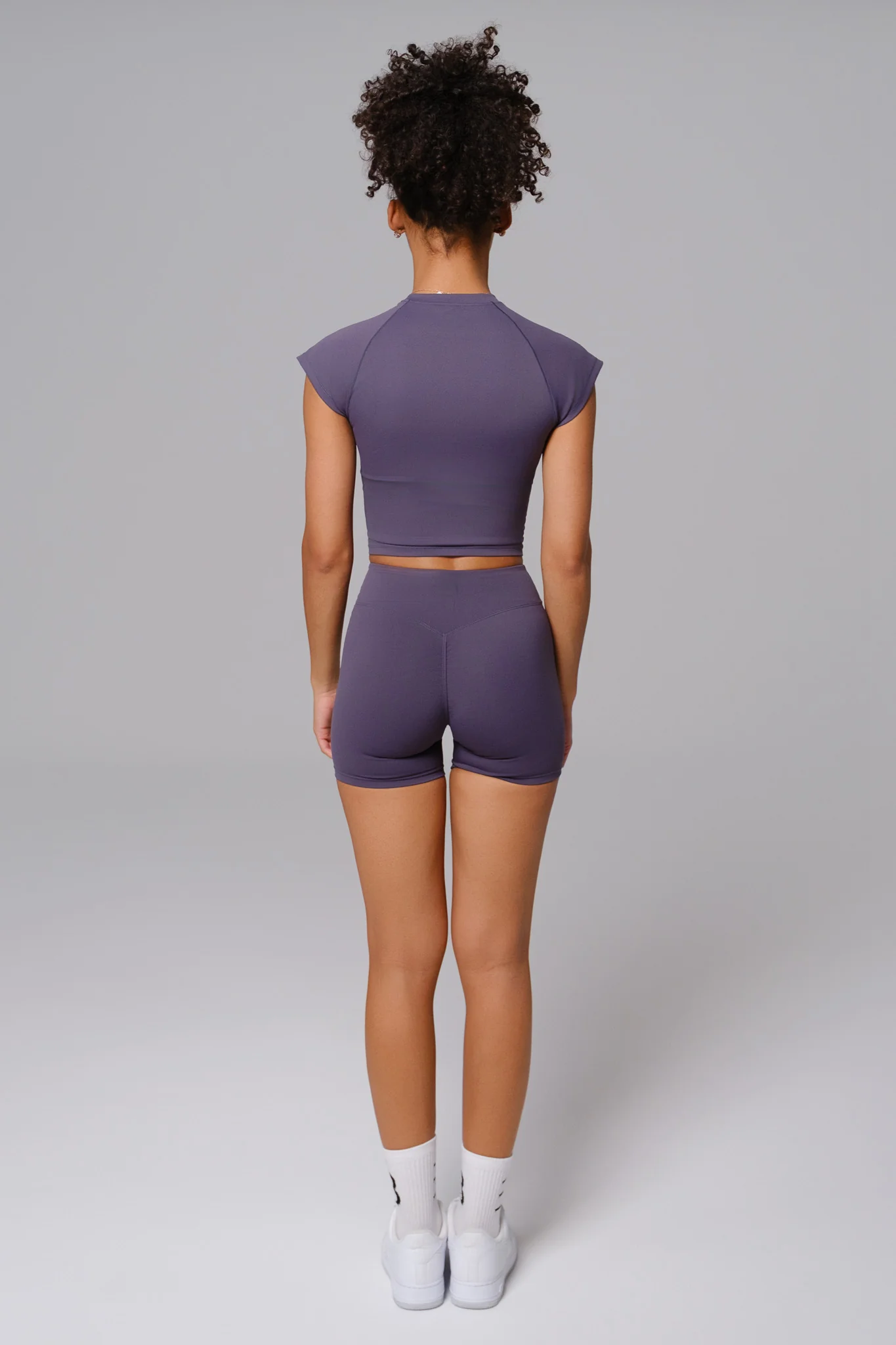 Zoe Shorts - Charcoal Navy (FINAL SALE) - Image 4